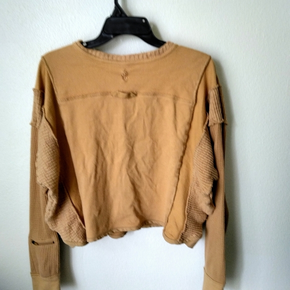 Free People Movement Back to Me Layer Top Size Small in Peach Active wear Top - Picture 4 of 10